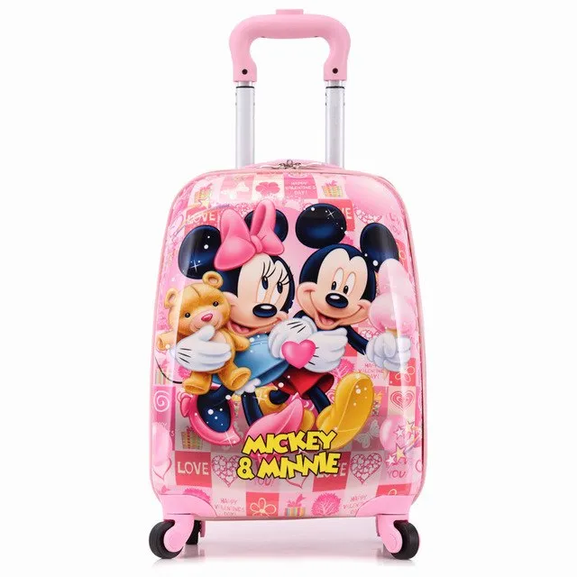 18" Children Lovely Cute Travel Luggage On Universal Wheels,Cartoon,Princess Hardside Cartoon