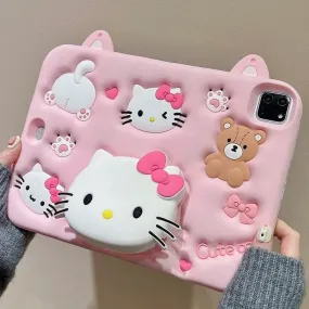 3d Pink Kitten ipad Case 3d Pink Kitten ipad Case