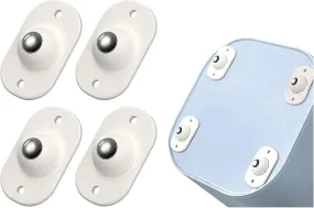4 Piece Self Adhesive 360 Degree Mini Swivel Casters Wheels 4 Piece Self Adhesive 360 Degree Mini Swivel Casters Wheels