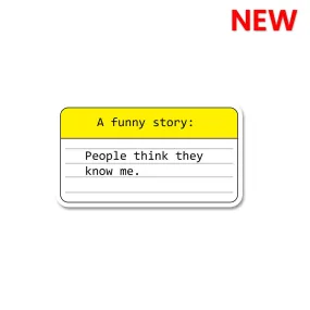 A Funny Story Sticker A Funny Story Sticker