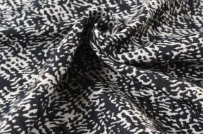 Abstract Bicolor Jacquard
