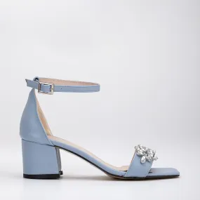 Adeline - Blue Wedding Shoes with Rhinestones Adeline - Blue Wedding Shoes with Rhinestones