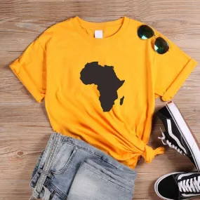 Africa Map T Shirt Africa Map T Shirt