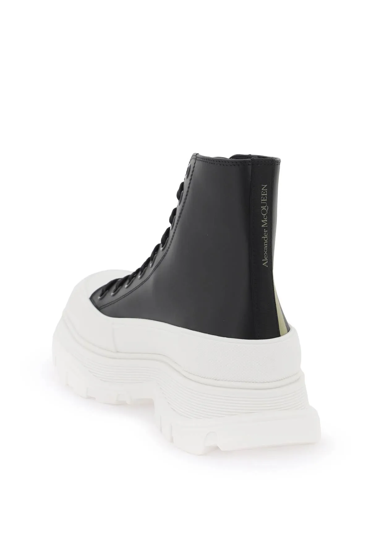 Alexander Mcqueen 'tread Slick Graffiti' Ankle Boots (Size - 42)