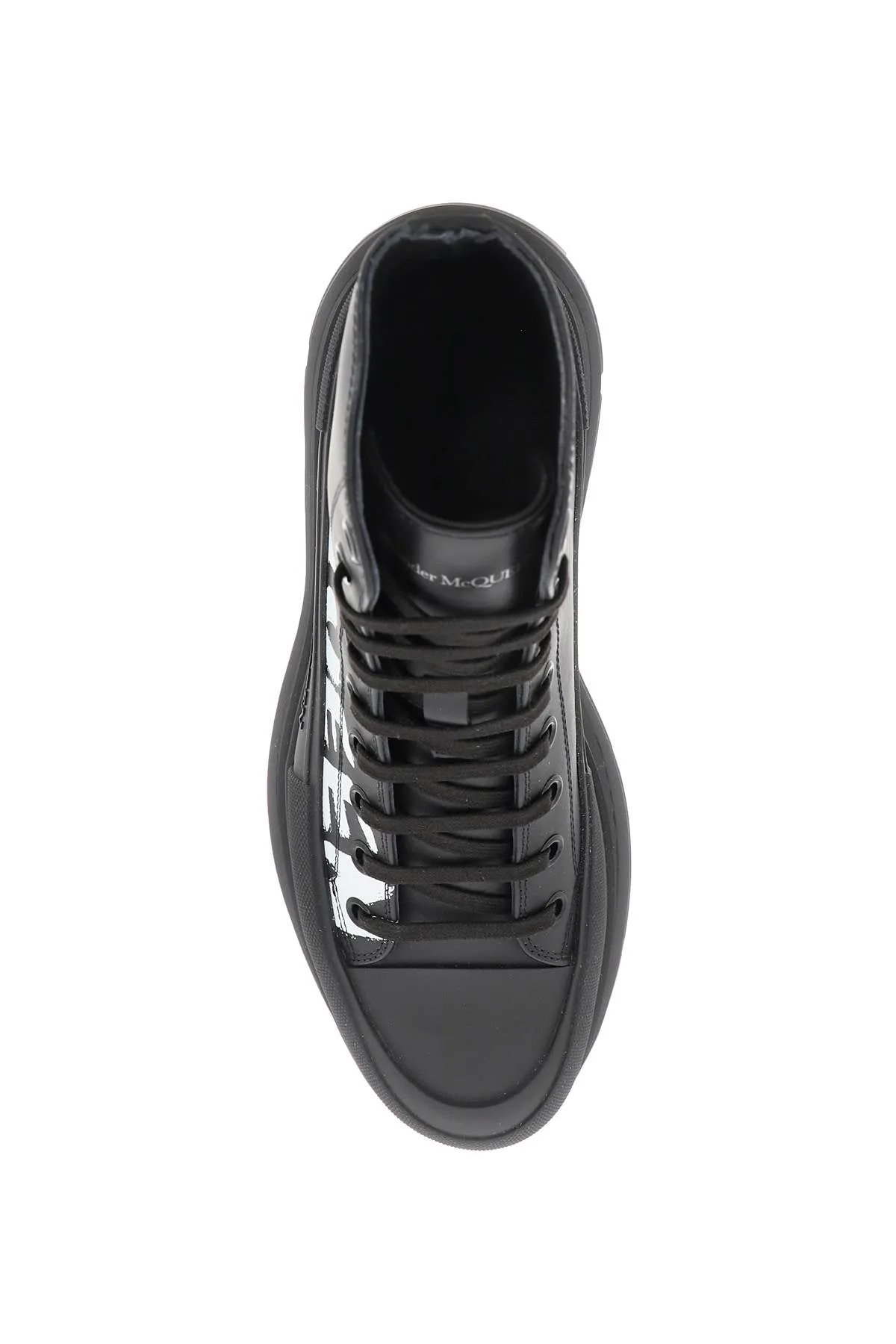 Alexander Mcqueen 'tread Slick Graffiti' Ankle Boots (Size - 43)