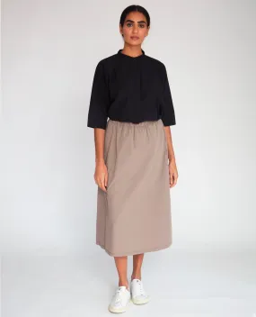 Ashley Organic Cotton Skirt In Olive Ashley Organic Cotton Skirt In Olive