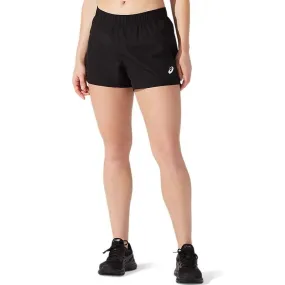 ASICS Womens SILVER 4-inch Running Short ASICS Womens SILVER 4-inch Running Short