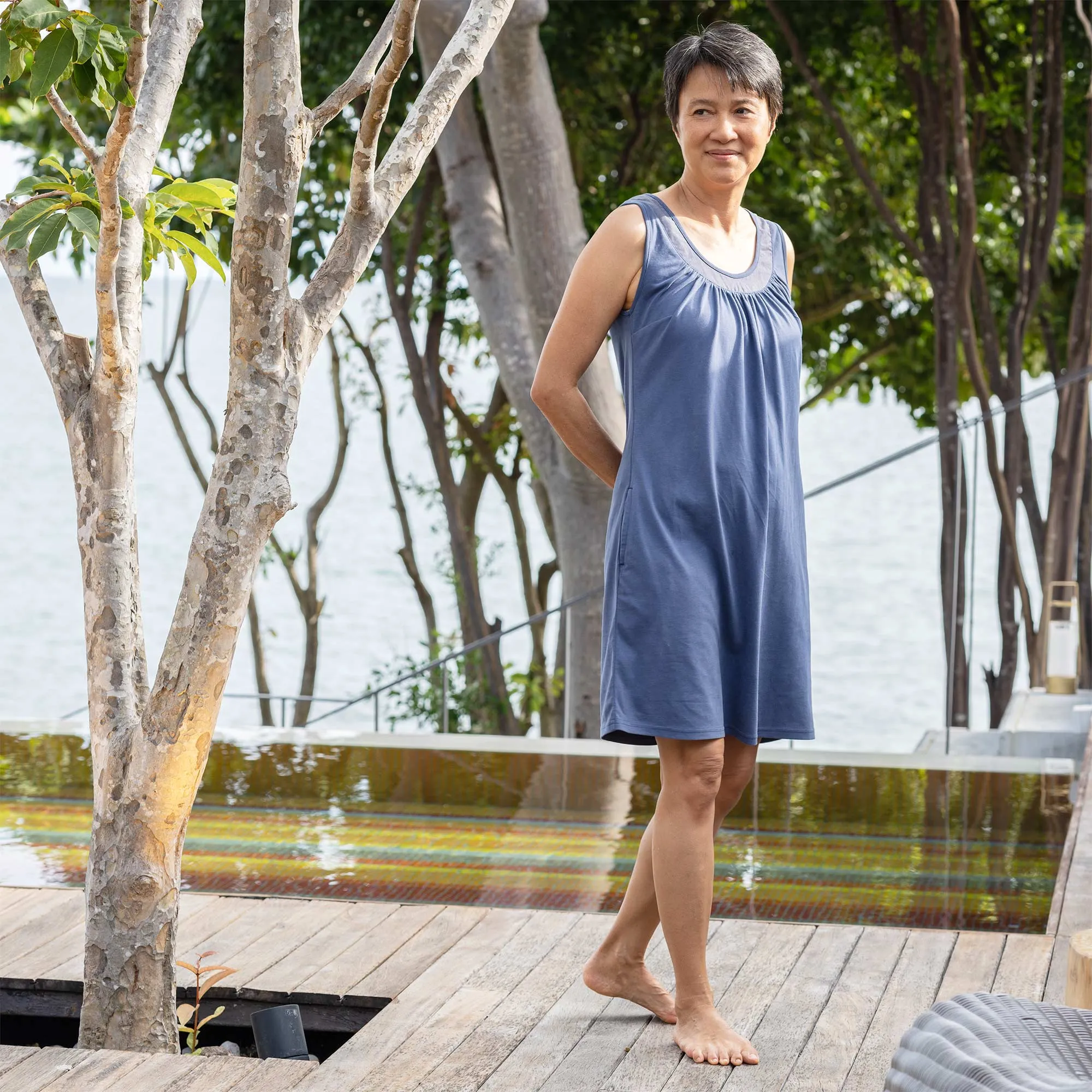 AVA 100% Organic Cotton Jersey Dress