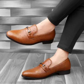 Bacca Bucci OSTRICH Party Textured Loafers | Wedding Dress Formal Slip-on Shoes Bacca Bucci OSTRICH Party Textured Loafers | Wedding Dress Formal Slip-on Shoes