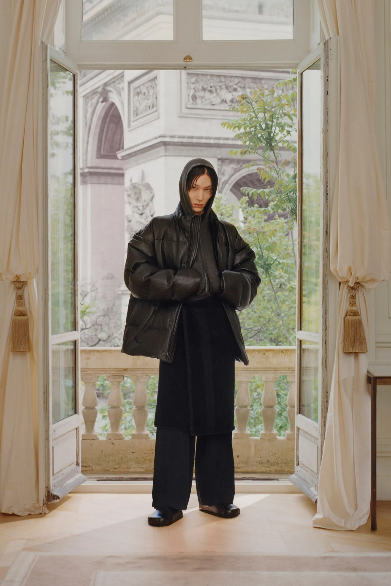 BALENCIAGA WOMAN BLACK SKIRTS
