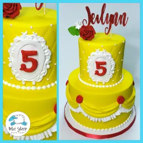 Beauty and the Beast Birthday Cake Beauty and the Beast Birthday Cake