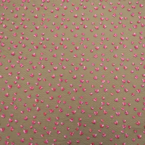 Black Tulle with Pink Butterfly Design Embroidered Fabric Black Tulle with Pink Butterfly Design Embroidered Fabric