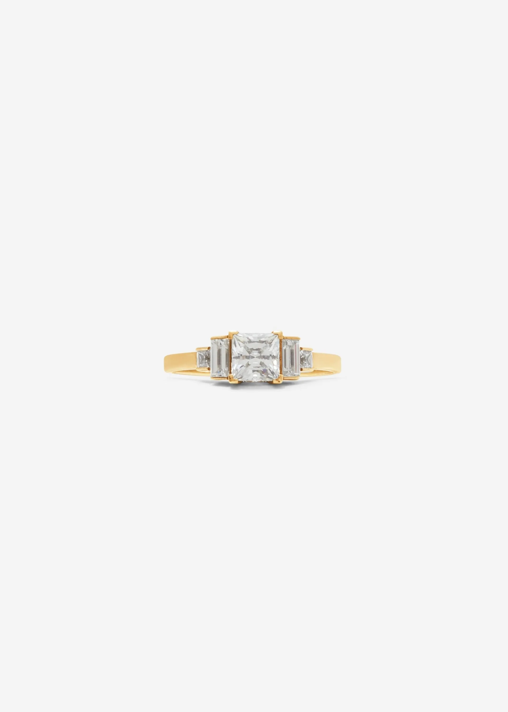 Boxed Quintuple Ring Midi