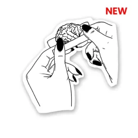 Brain Weed Sticker Brain Weed Sticker