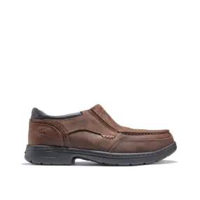 Branston Alloy-Toe Moc Toe Slip-On Work Shoe Brown Branston Alloy-Toe Moc Toe Slip-On Work Shoe Brown