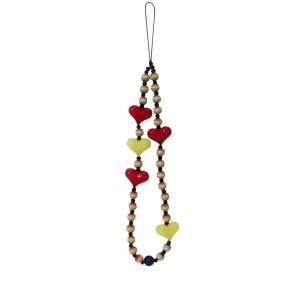 Brevis Acrylic Heart Elastic Phone Lanyard Brevis Acrylic Heart Elastic Phone Lanyard