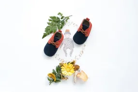 Byrd Oxford Shoes - Navy & Rust Byrd Oxford Shoes - Navy & Rust