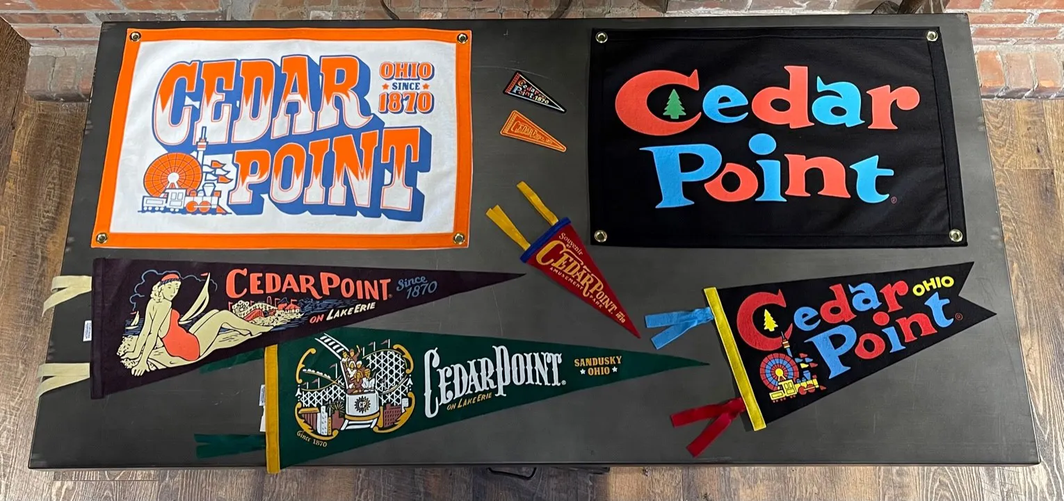 Cedar Point Souvenir Pennant Patch by Oxford Pennant