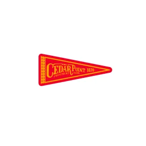 Cedar Point Souvenir Pennant Patch by Oxford Pennant Cedar Point Souvenir Pennant Patch by Oxford Pennant