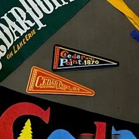 Cedar Point Souvenir Pennant Patch by Oxford Pennant