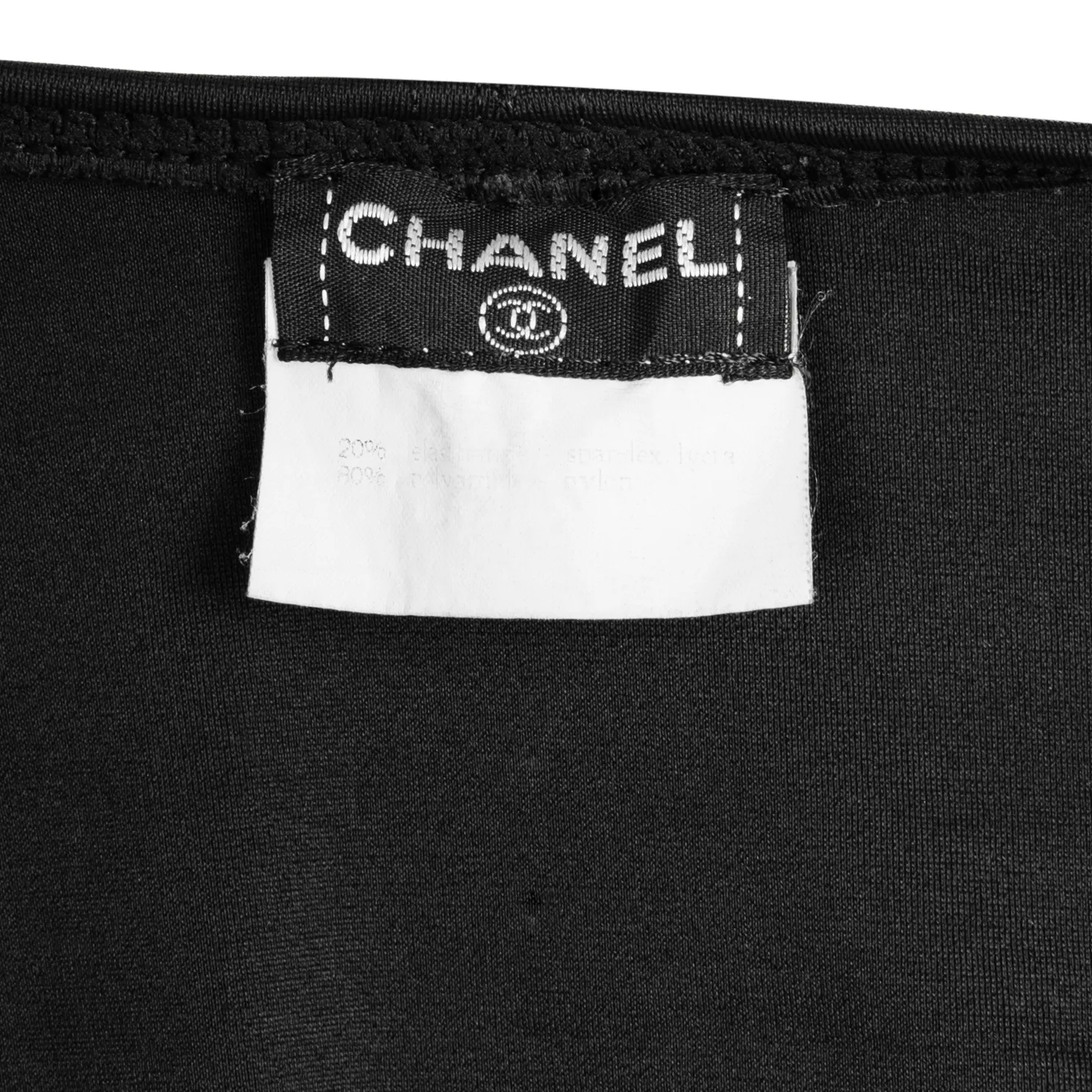 Chanel Spring 1995 Bustier Logo One-Piece