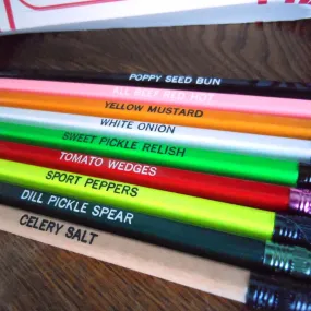 Chicago Dog Pencil Set Chicago Dog Pencil Set