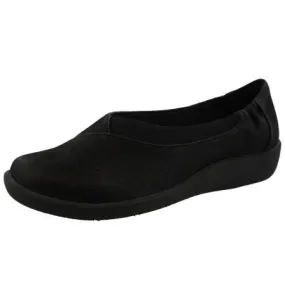 Clarks Womens Slip On Wide Width Casual Flats Sillian Jetay Clarks Womens Slip On Wide Width Casual Flats Sillian Jetay