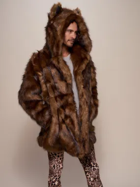 Classic Tawny Wolf Faux Fur SpiritHoods Coat Classic Tawny Wolf Faux Fur SpiritHoods Coat
