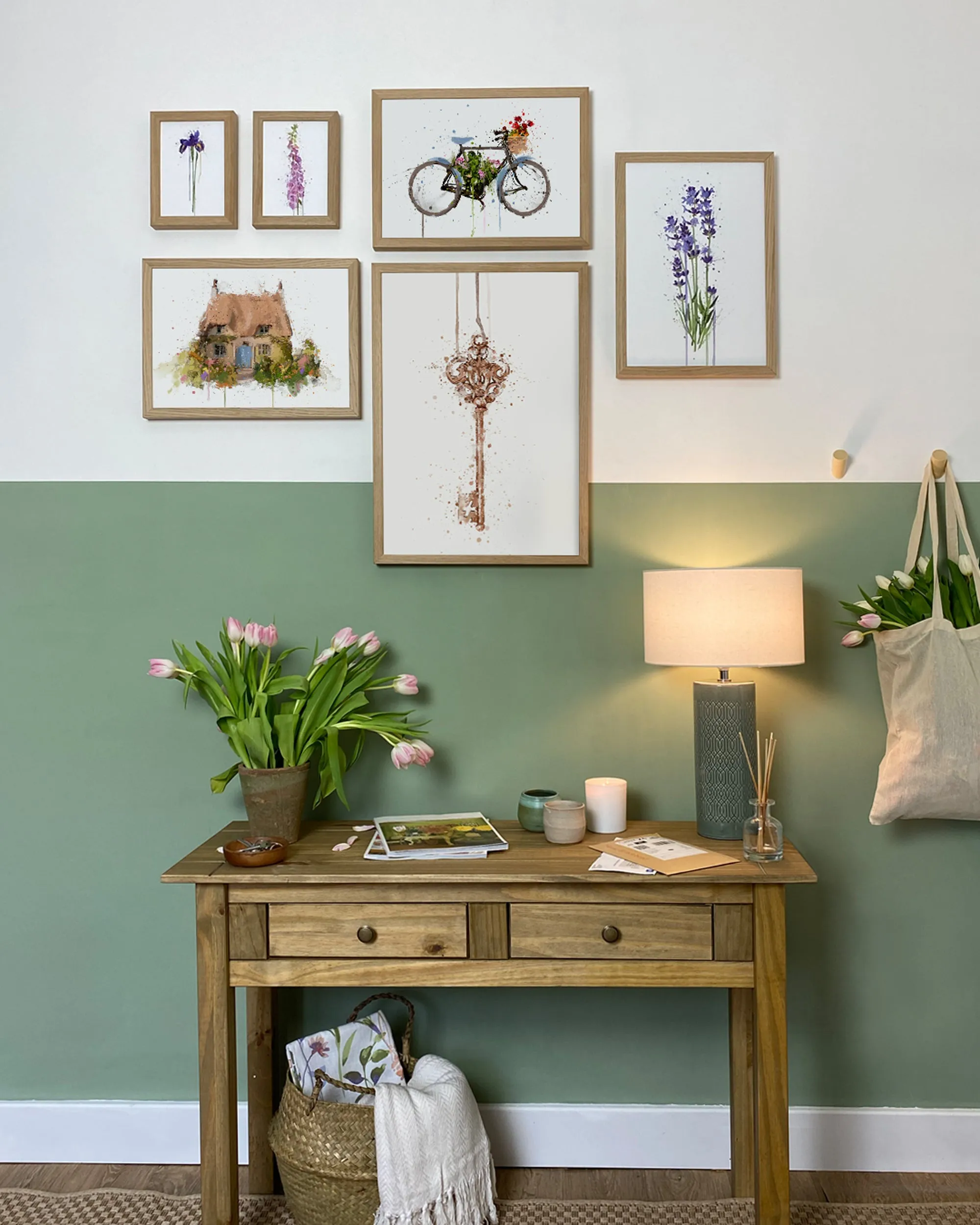 Copper Key Wall Art Print