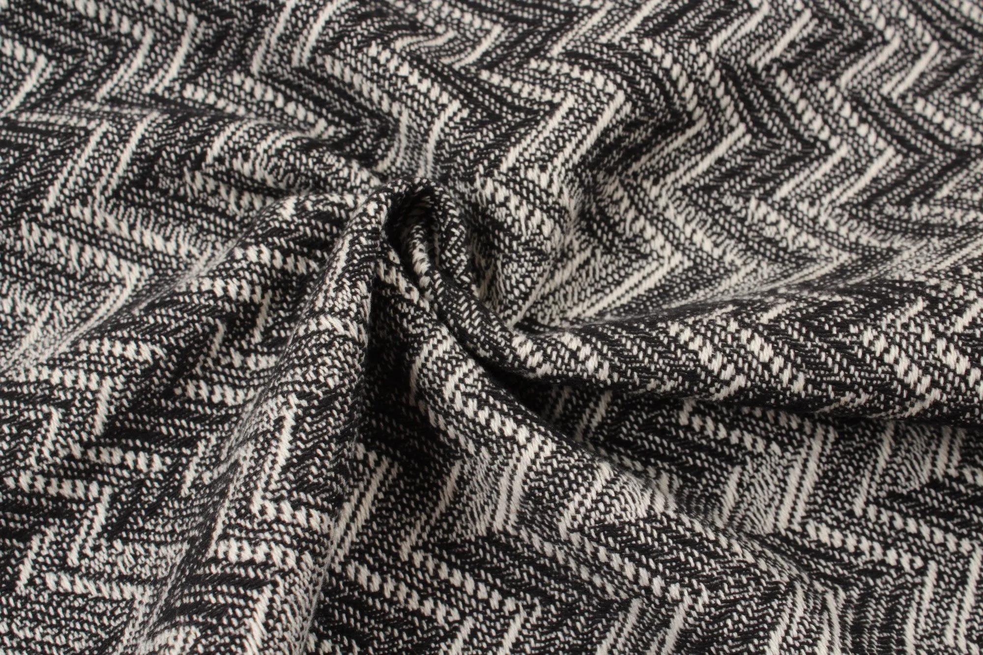 Cotton Chevron Black