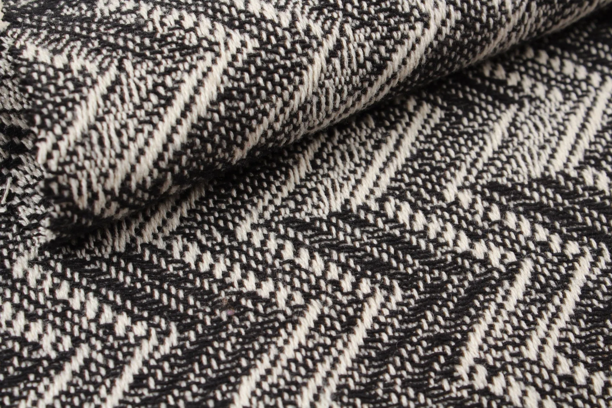 Cotton Chevron Black