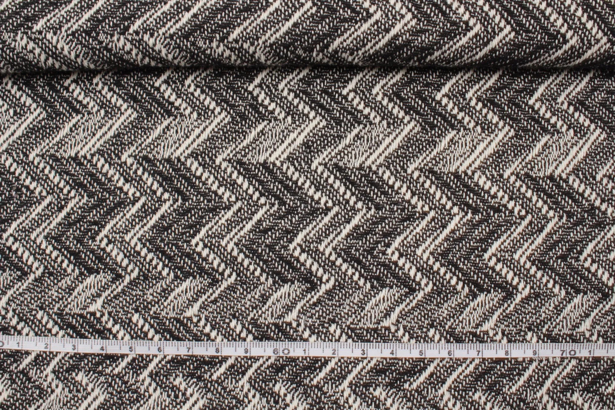 Cotton Chevron Black