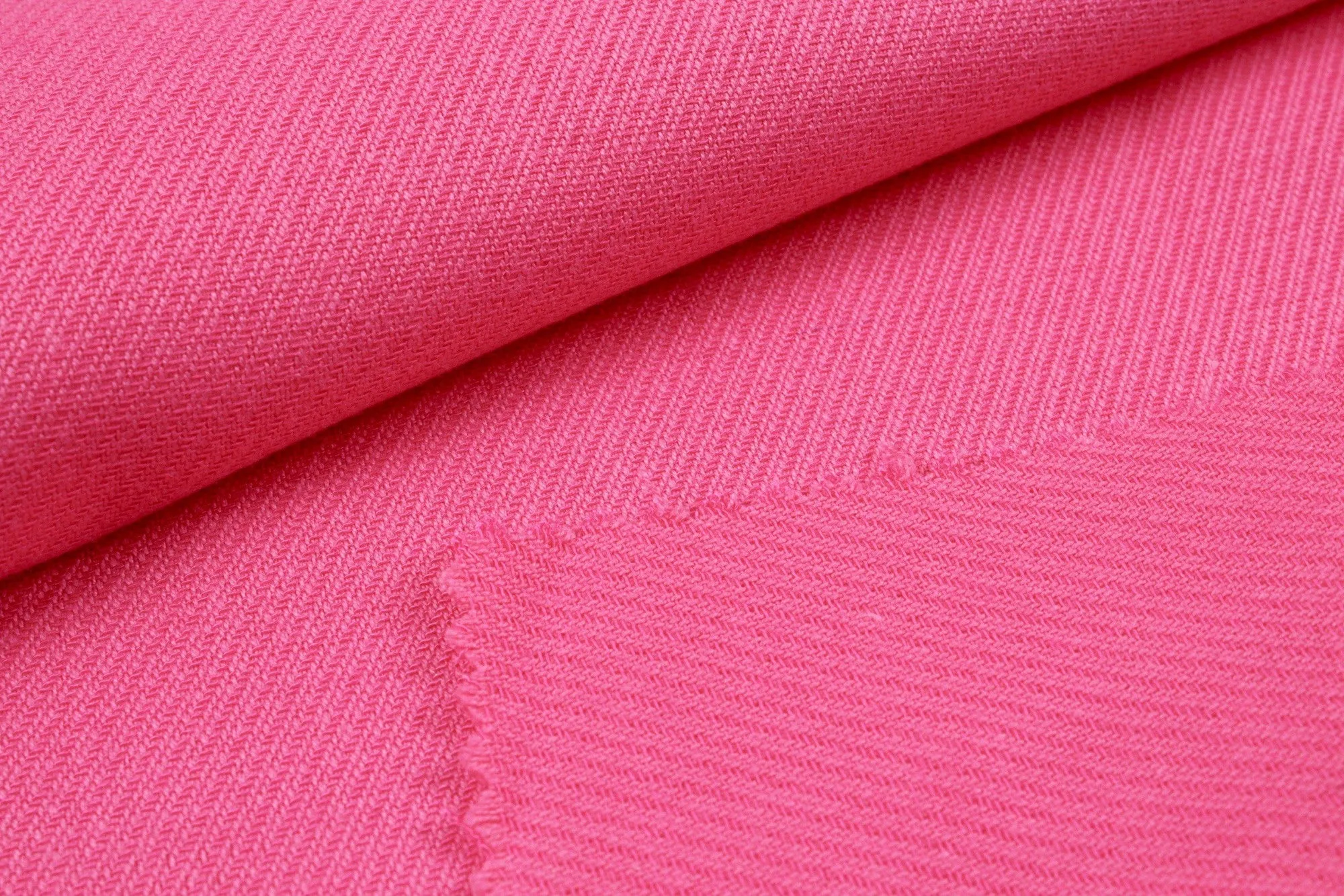 Cotton Viscose Double Twill - Fuchsia