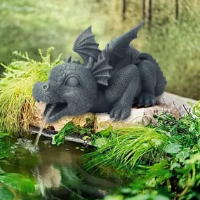 Creative Dinosaur Statue Cute Animals Resin Crafts Fountain Ornament For Home Garden Courtyard Decoration Xqmg Garden Statues Creative Dinosaur Statue Cute Animals Resin Crafts Fountain Ornament For Home Garden Courtyard Decoration Xqmg Garden Statues