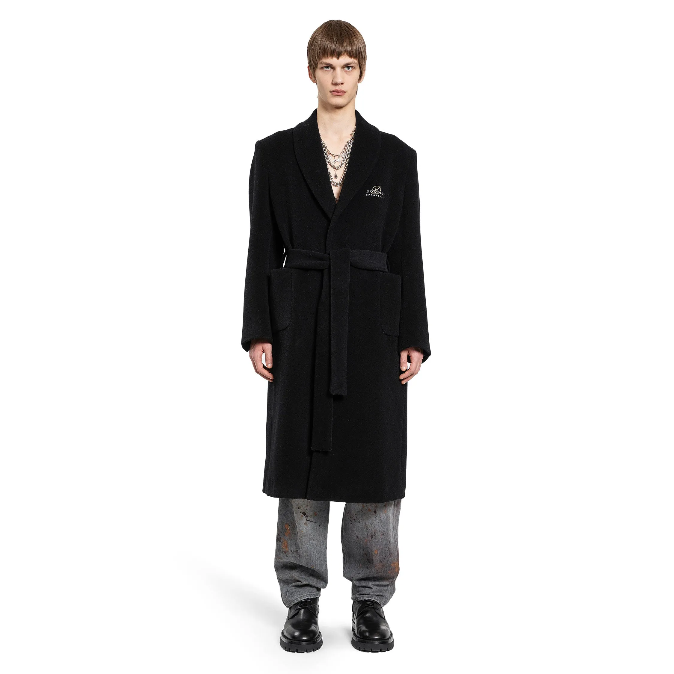 DOUBLET MAN BLACK COATS