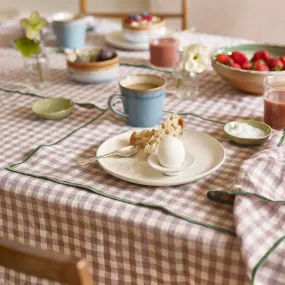 Elderberry Gingham Linen Placemats Set of 4 Elderberry Gingham Linen Placemats Set of 4