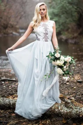 Fabulous Cheap Lace Tulle Wedding Dress Boho Bridal Dress, SW99 Fabulous Cheap Lace Tulle Wedding Dress Boho Bridal Dress, SW99