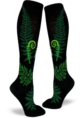 Ferns & Fiddleheads Knee Socks Ferns & Fiddleheads Knee Socks