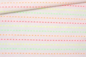 Fluor Stitches Stripes on Poplin Fluor Stitches Stripes on Poplin