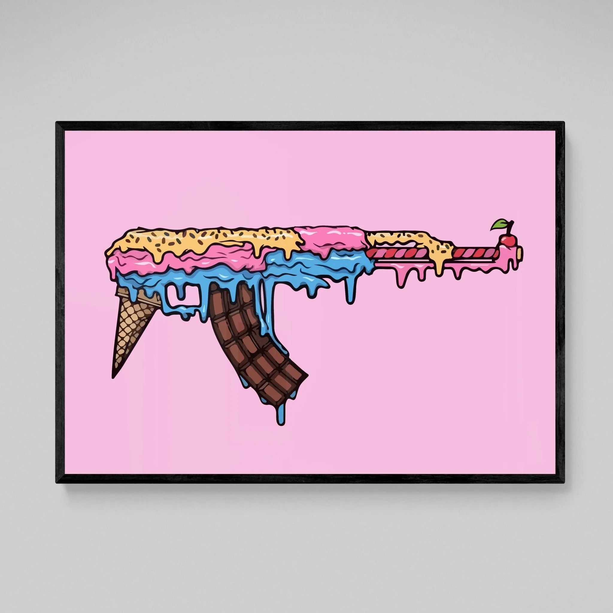 Food Pop Art Canvas