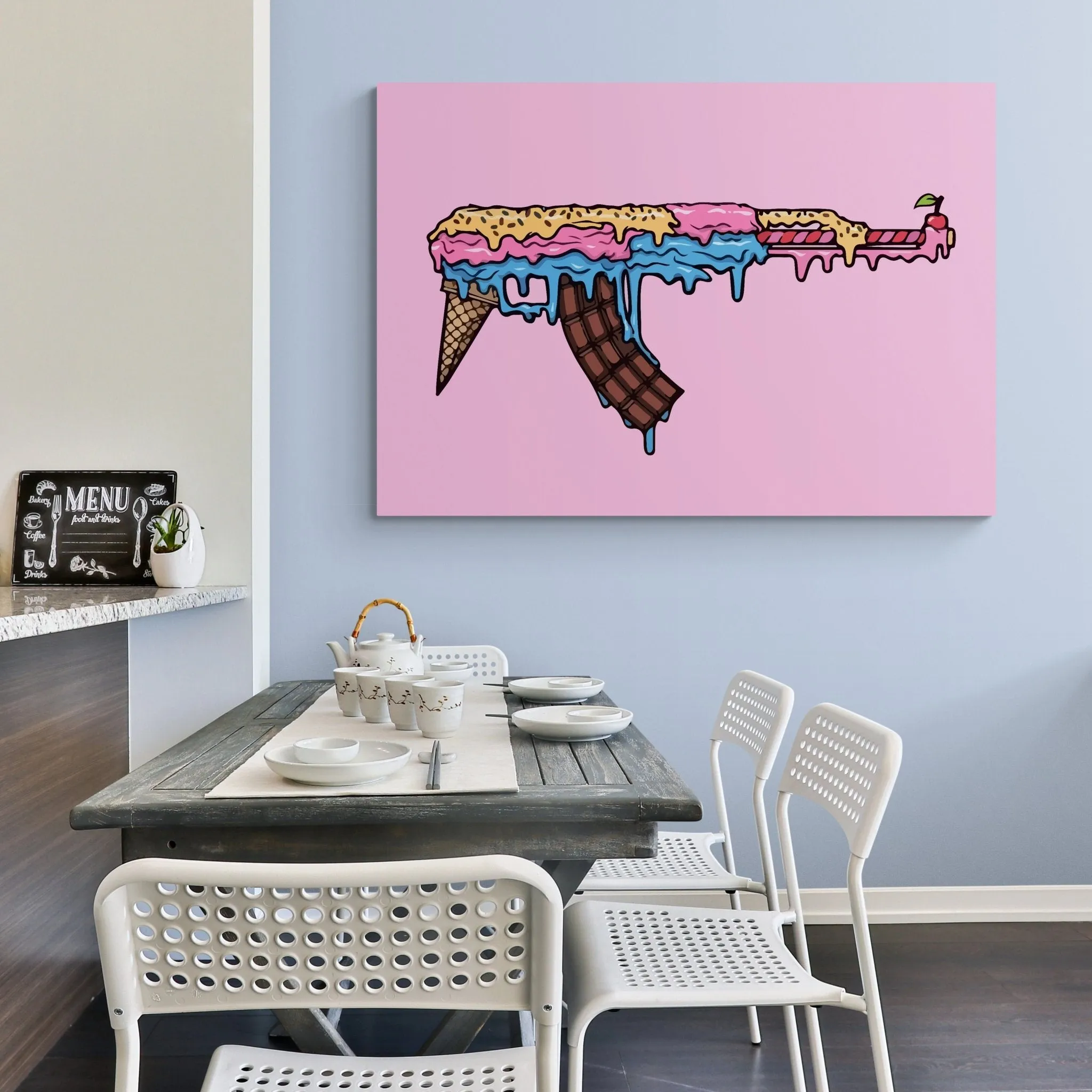 Food Pop Art Canvas