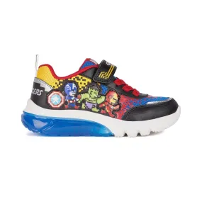 Geox Boy's Ciberdron Black/Royal Light Up (Sizes 28-33) Geox Boy's Ciberdron Black/Royal Light Up (Sizes 28-33)