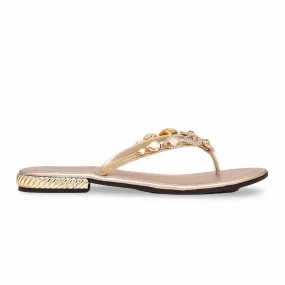 Golden Fancy Chappal FN0753 Golden Fancy Chappal FN0753