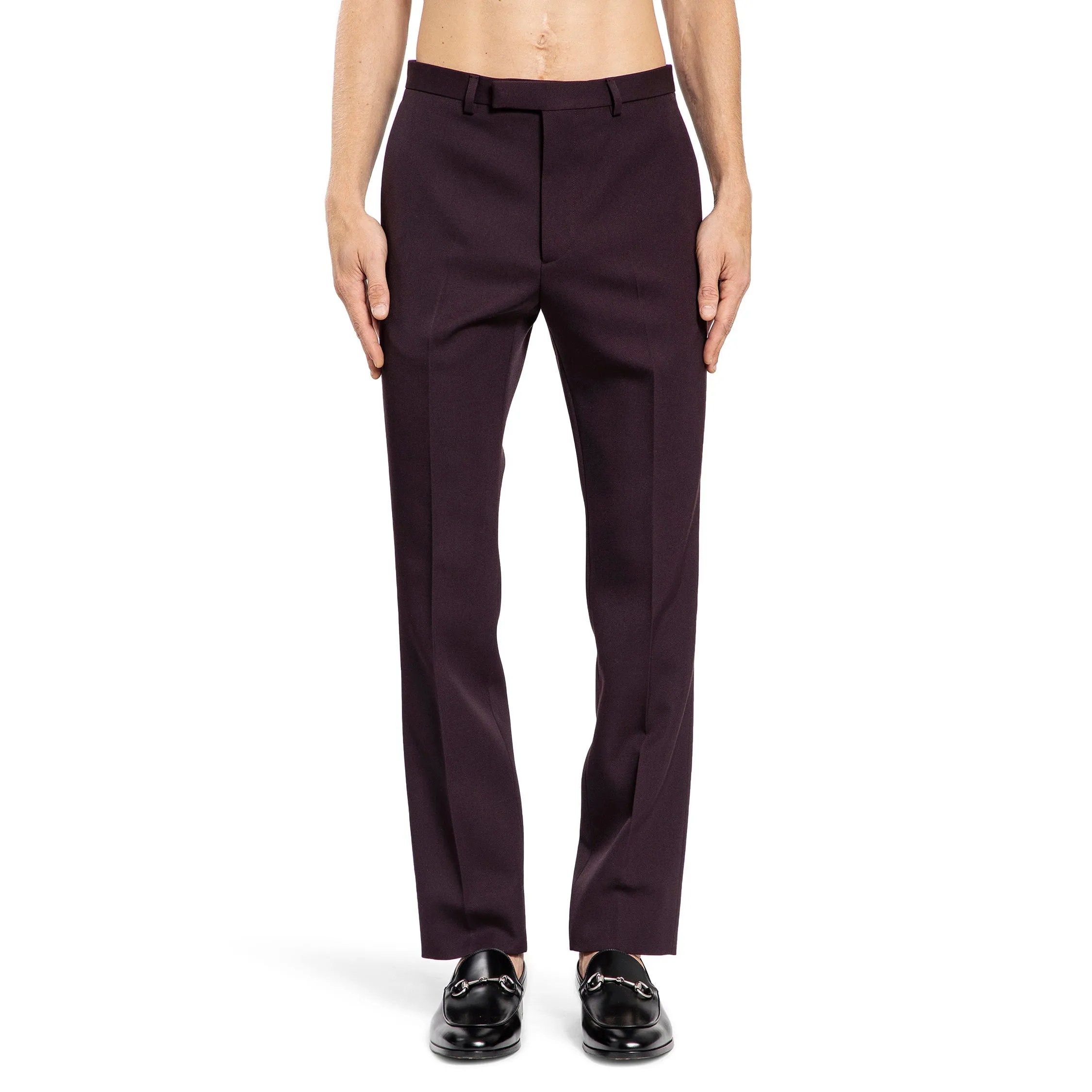 GUCCI MAN RED TROUSERS