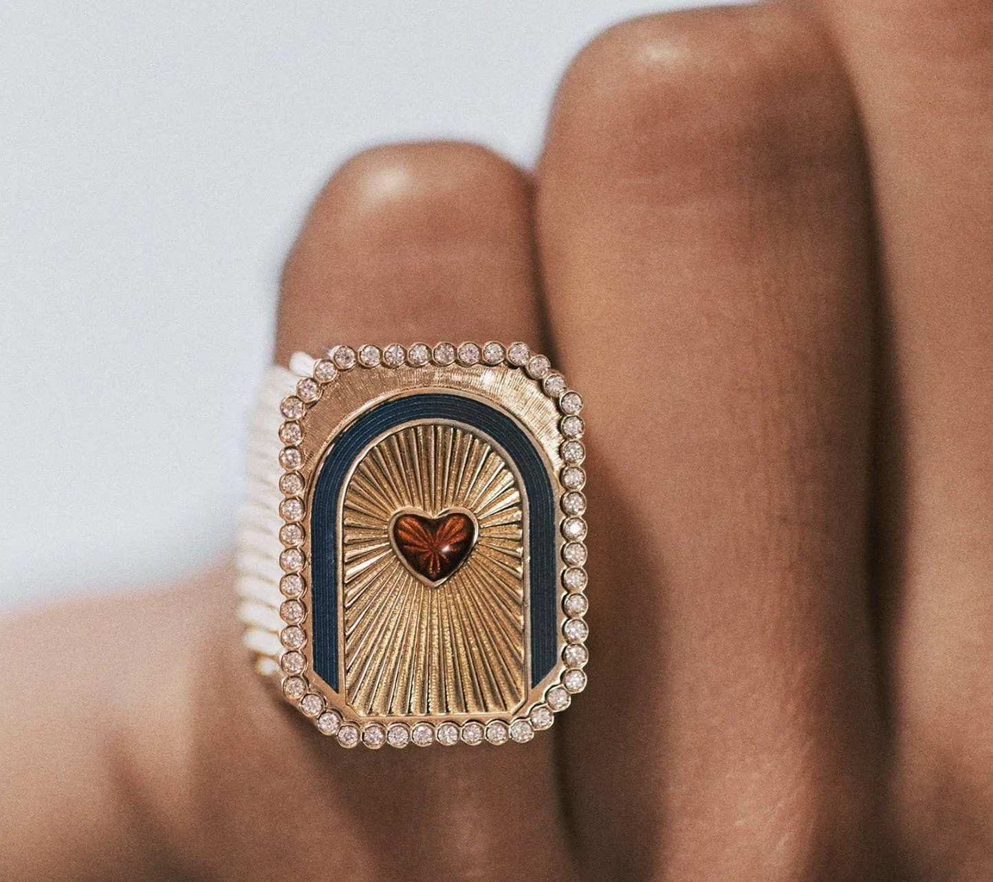 Heart mini scap ring