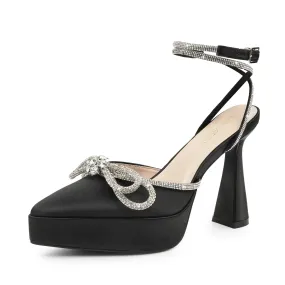 JENN ARDOR Women's Platform Heels Ankle Strap Pumps High Heeled Pointed Toe Stiletto High Heel Sandals JENN ARDOR Women's Platform Heels Ankle Strap Pumps High Heeled Pointed Toe Stiletto High Heel Sandals