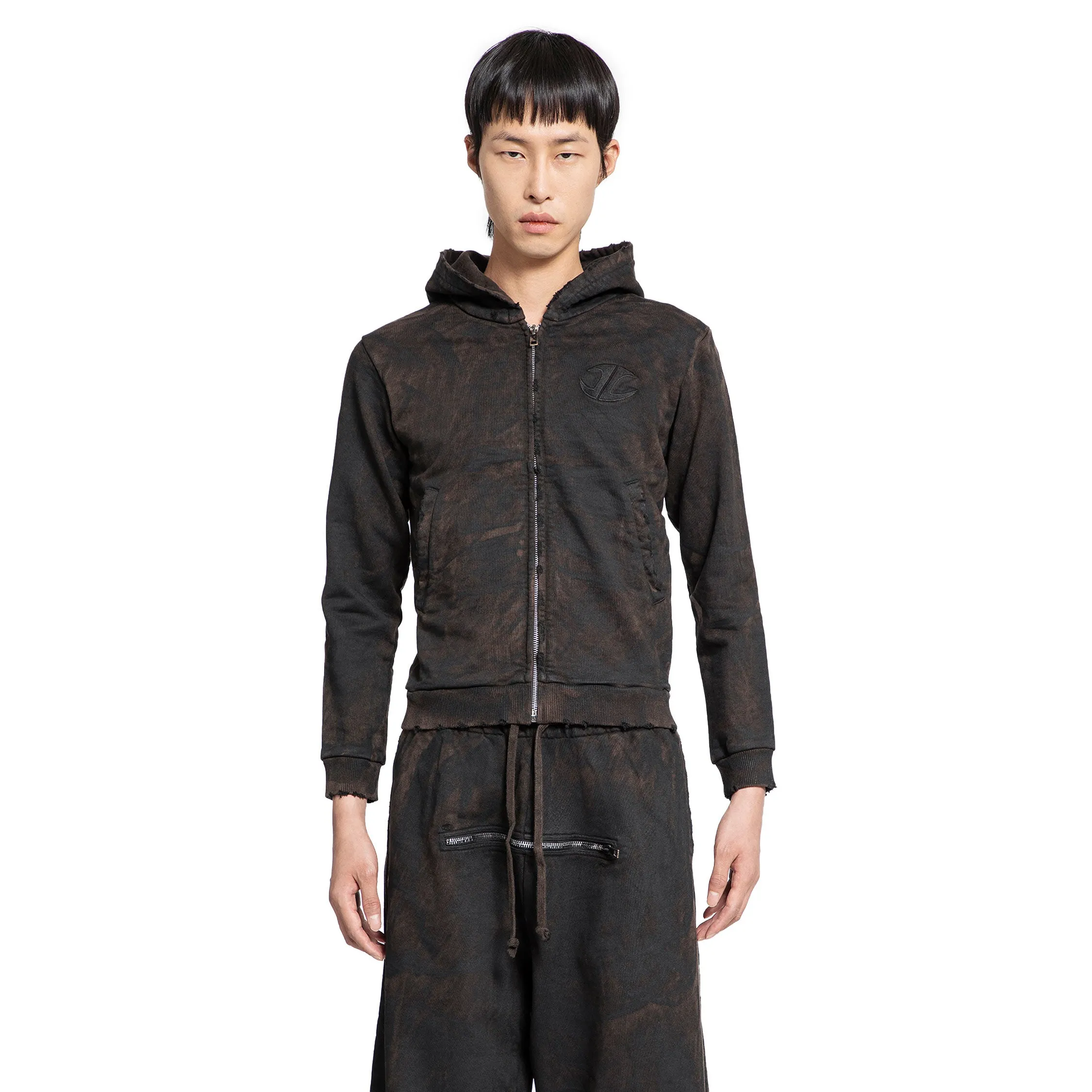 JORDANLUCA MAN BLACK SWEATSHIRTS
