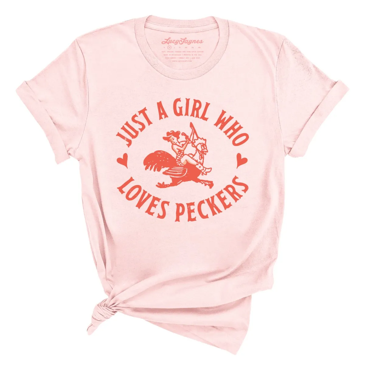 Just a Girl Who Loves Peckers Tee
