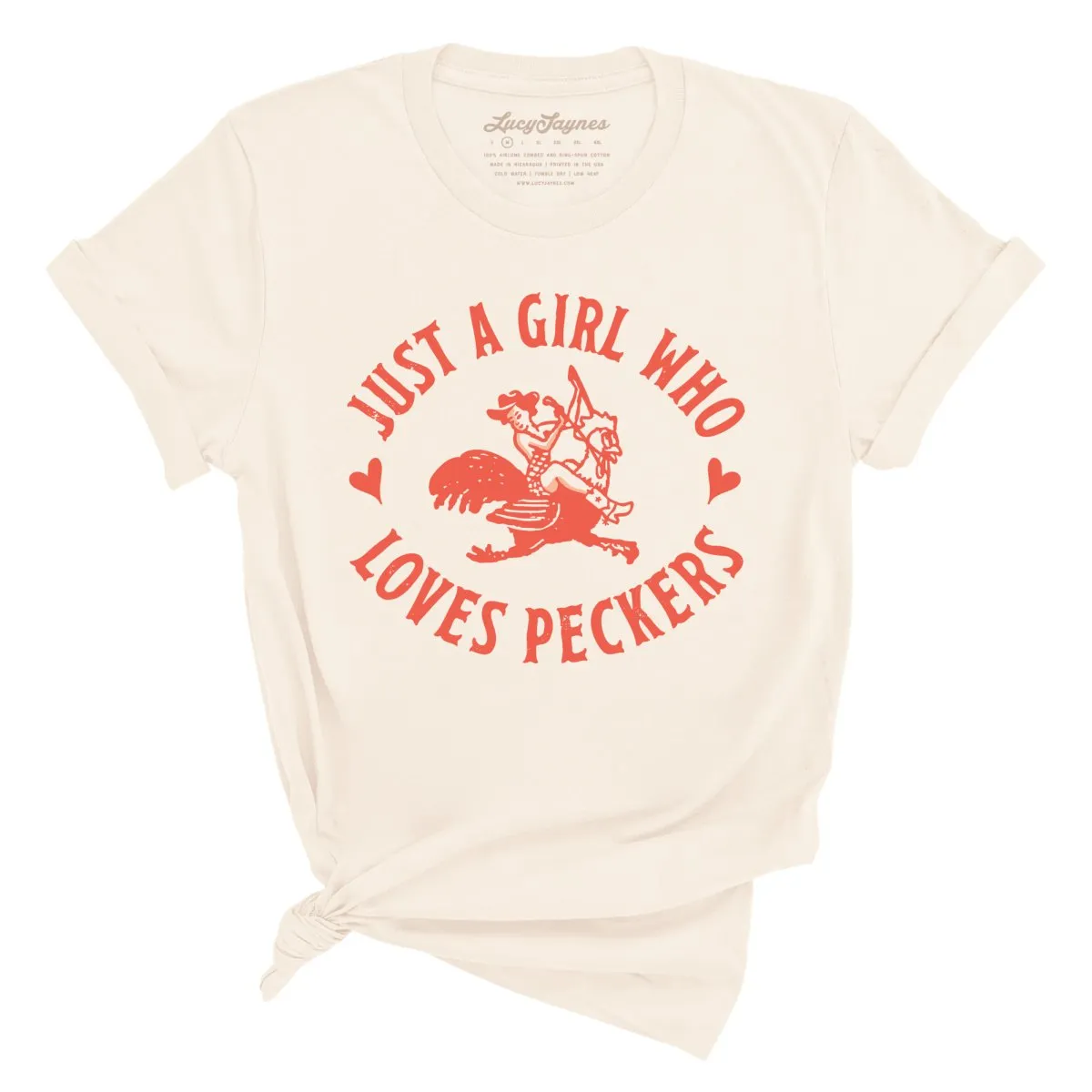Just a Girl Who Loves Peckers Tee