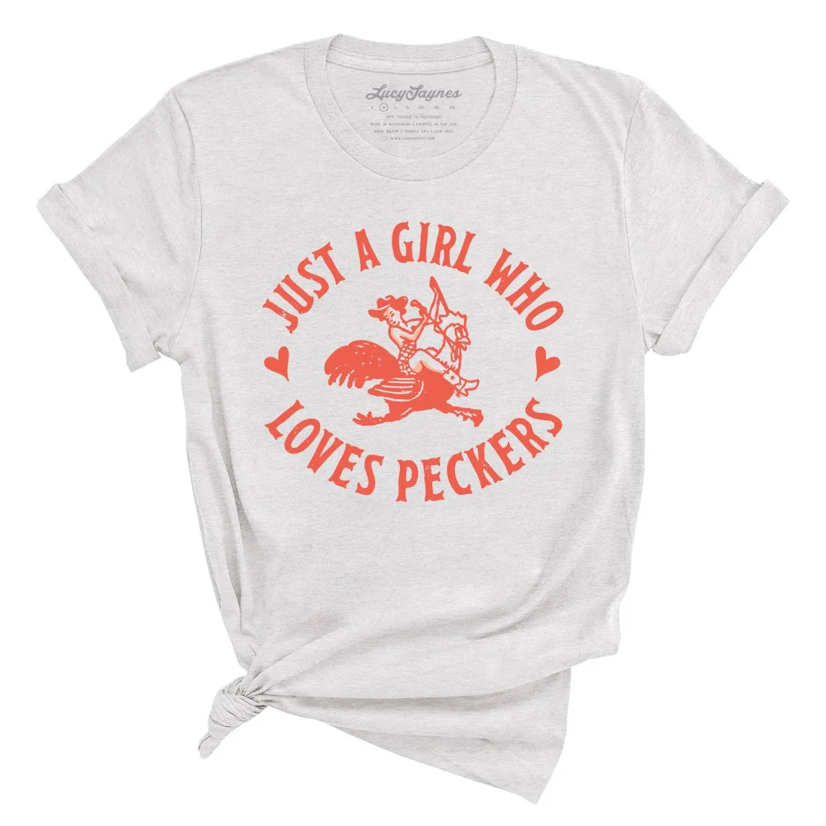 Just a Girl Who Loves Peckers Tee